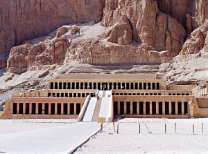 Hatshepsut’s mortuary temple (Deir el-Bahari) in the Valley of the Kings