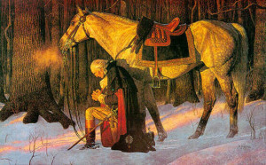 george Washington praying