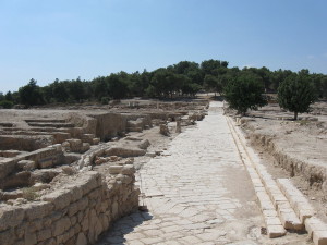 Cardo (road) at Sepphoris 