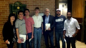 Hickory Grove Christian High School students in Charlotte, NC with apologist J. Warner Wallace