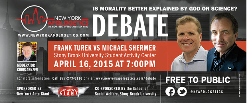 Turek-Shermer Debate:  Is Morality Better Explained by God or Science?