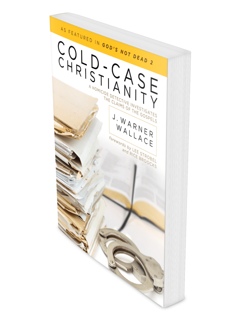 Cold Case Christianity Book angled pages