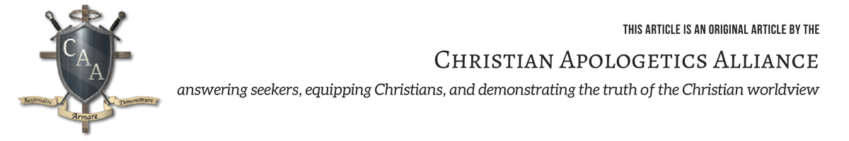 Christian Apologetics Alliance BLOG Banner