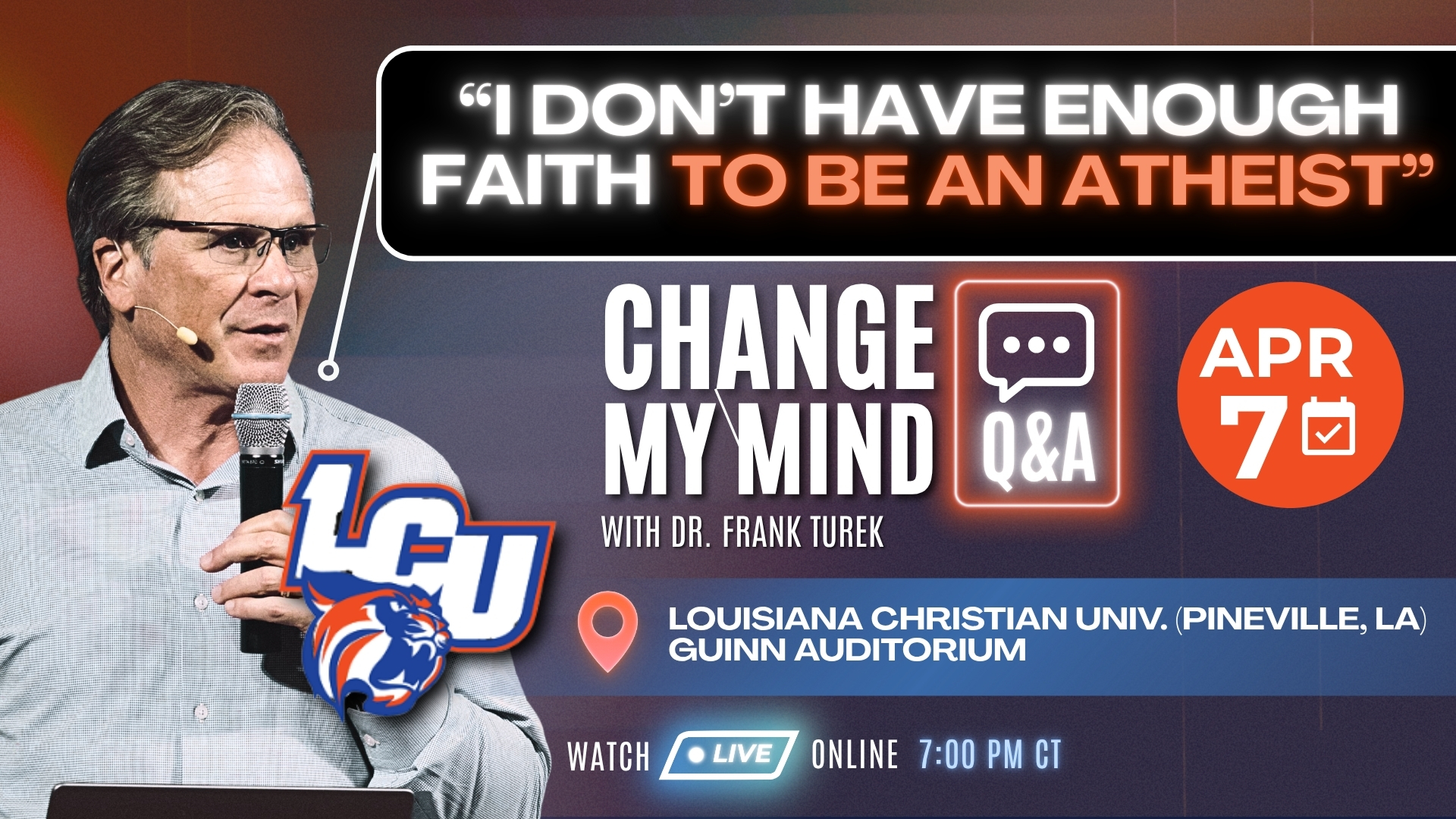 2026 Change My Mind College Tour | CrossExamined.org - Christian ...