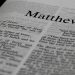 Matthew Gospel New Testament